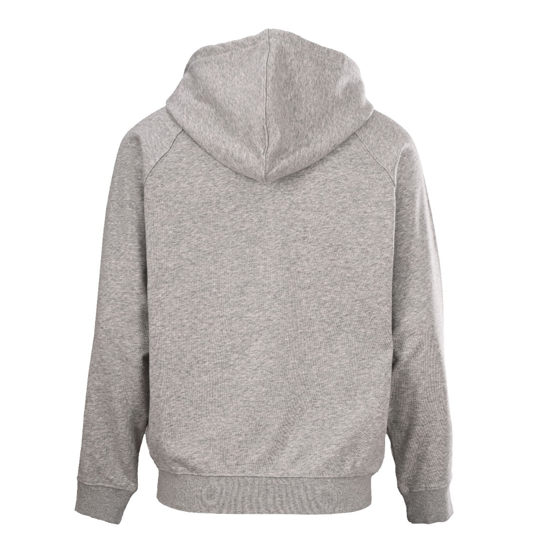 Rhinestone Letter Chest Pullover Hoodie