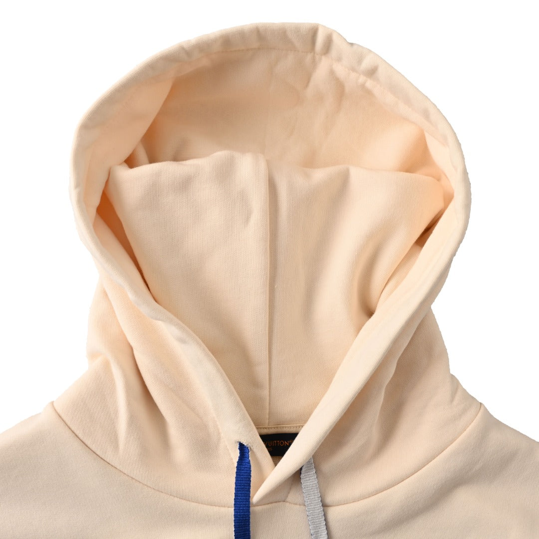 Circle Print Pullover Hoodie