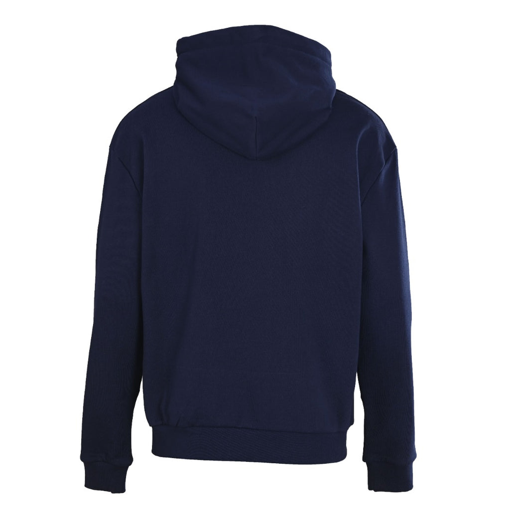 Monogram Contrast Drawstring Pullover Hoodie