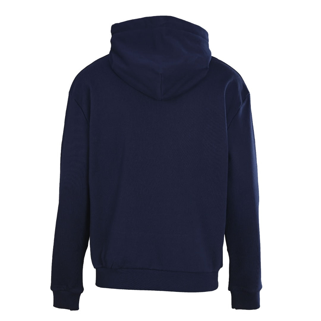 Monogram Contrast Drawstring Pullover Hoodie
