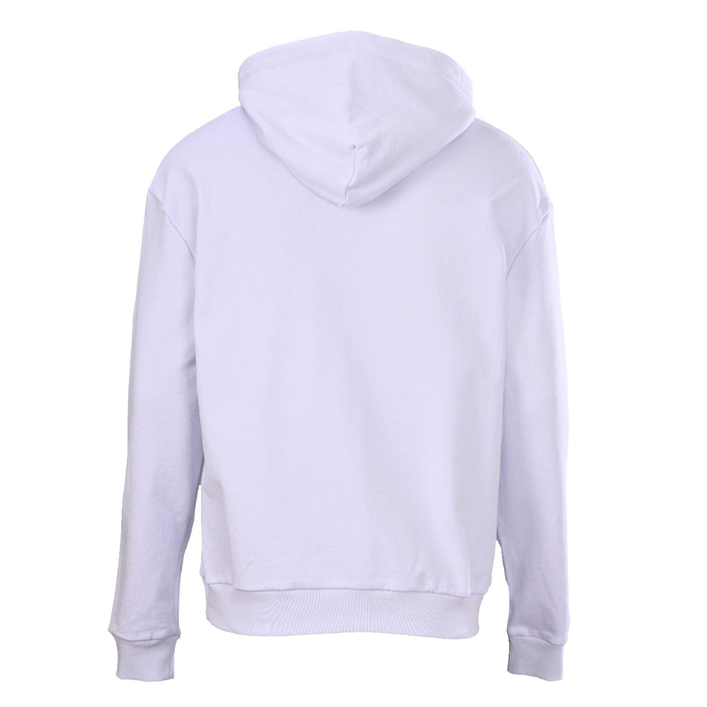 Monogram Contrast Drawstring Pullover Hoodie