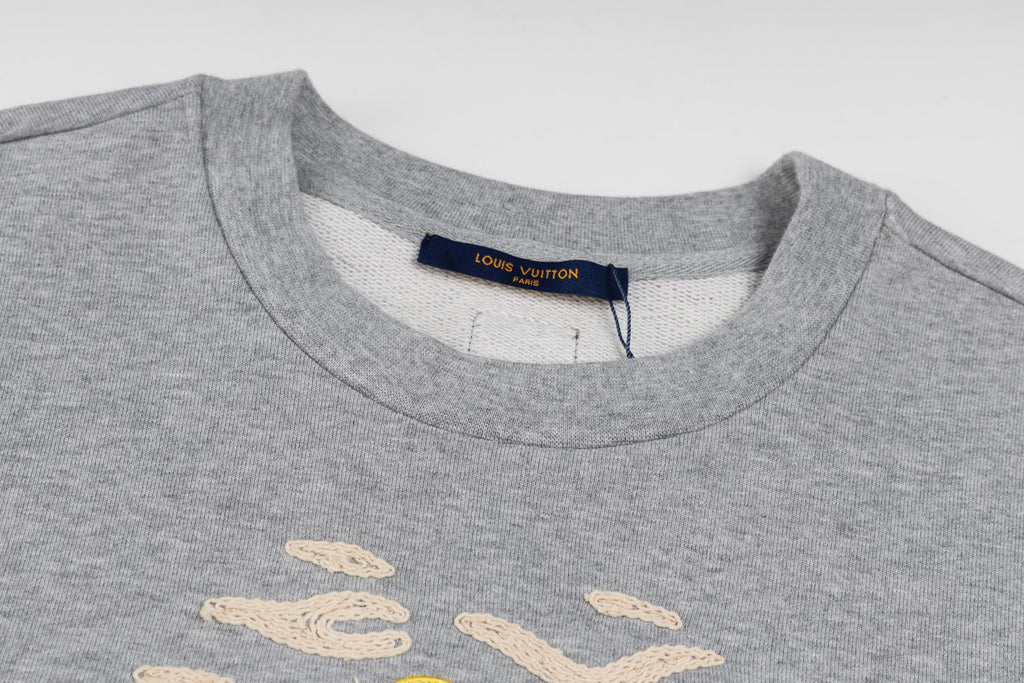 Fishing Embroidered Collab Crewneck Sweatshirt