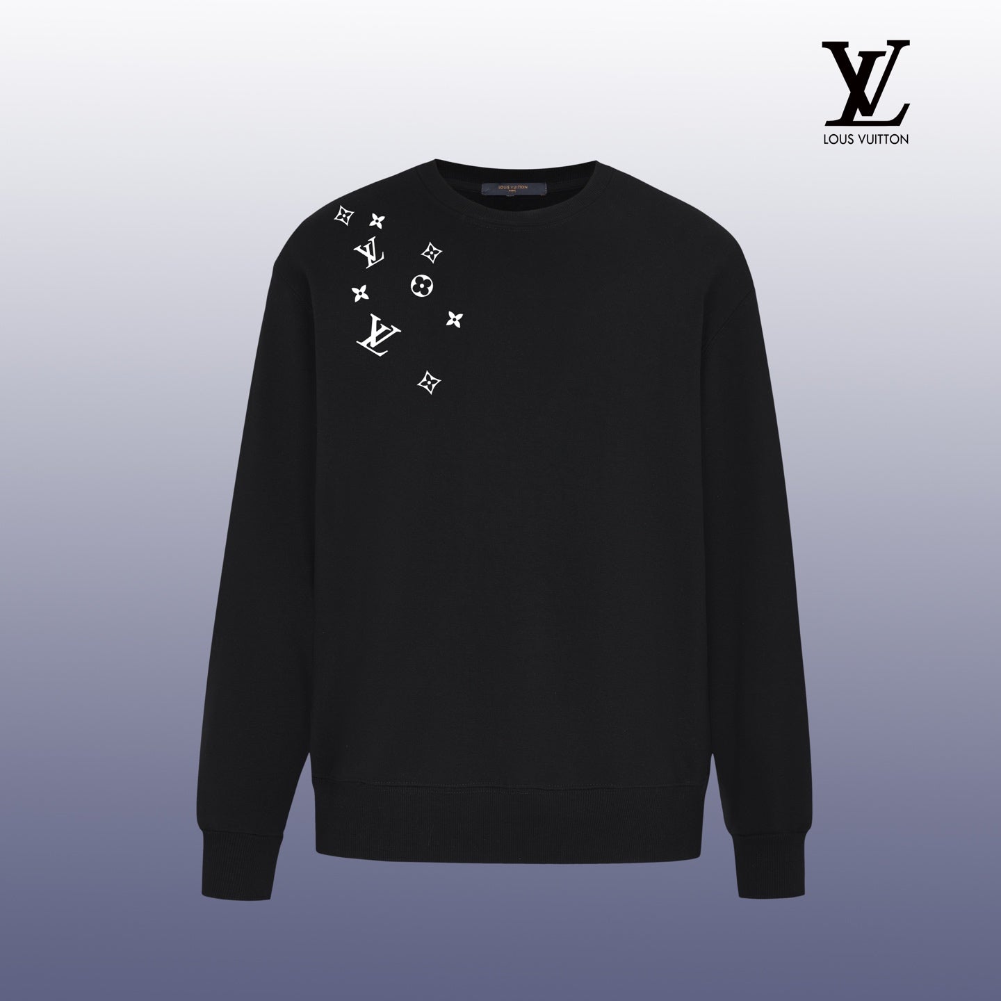 Designer Graphic Print Crewneck Sweatshirt