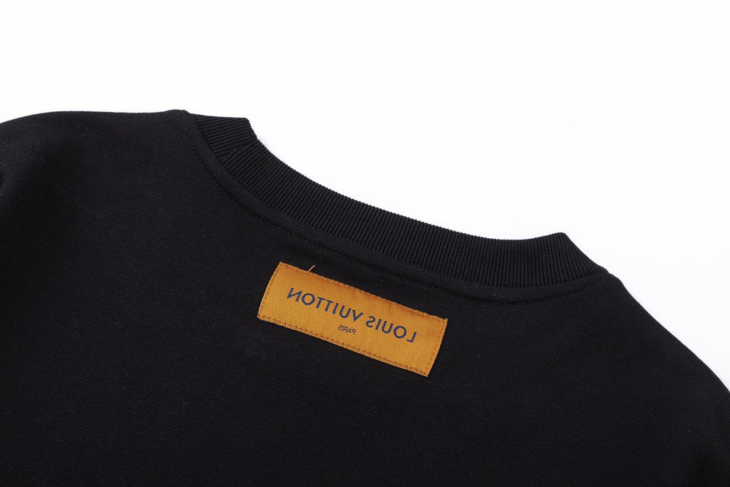 Designer Graphic Print Crewneck Sweatshirt