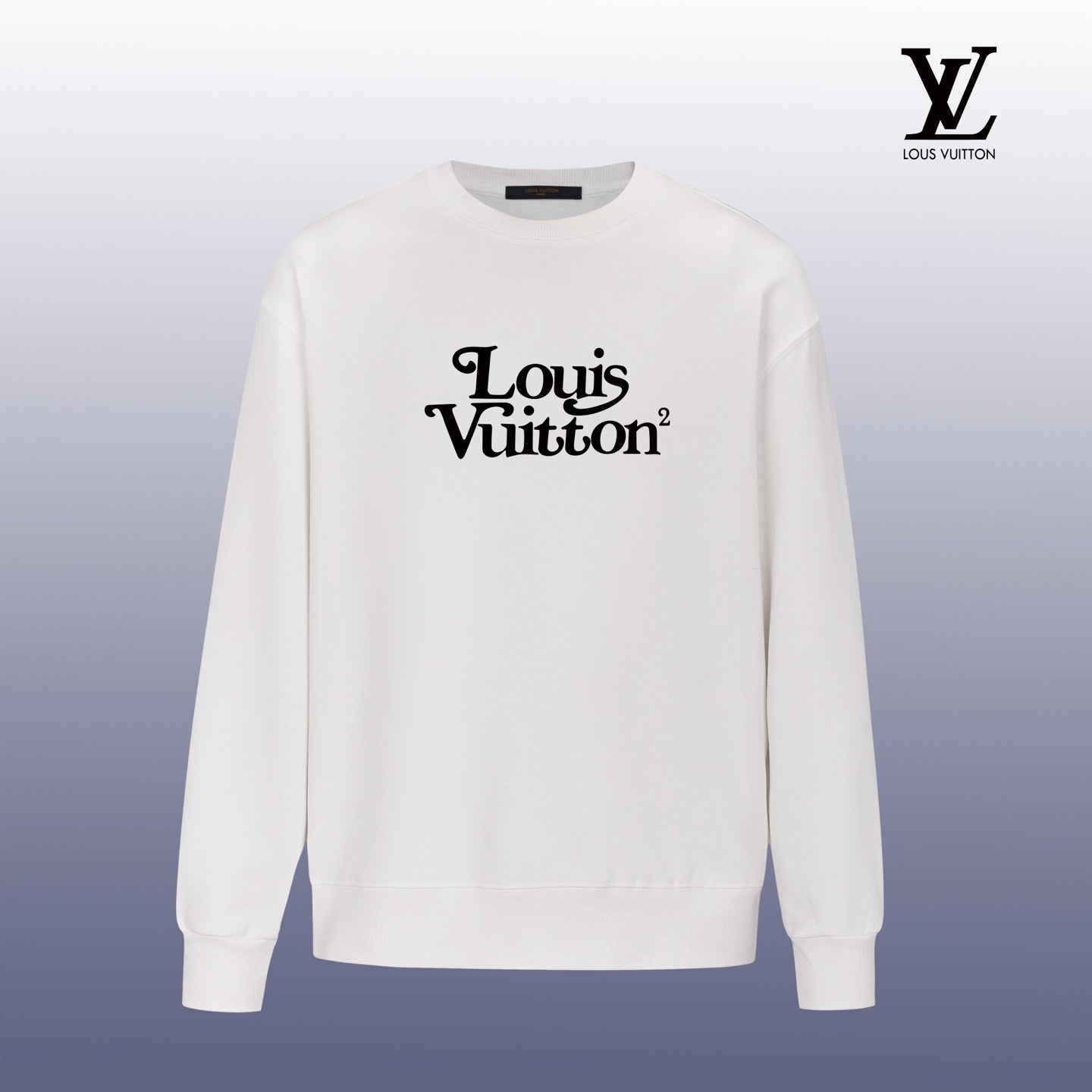 Designer Graphic Print Crewneck Sweatshirt