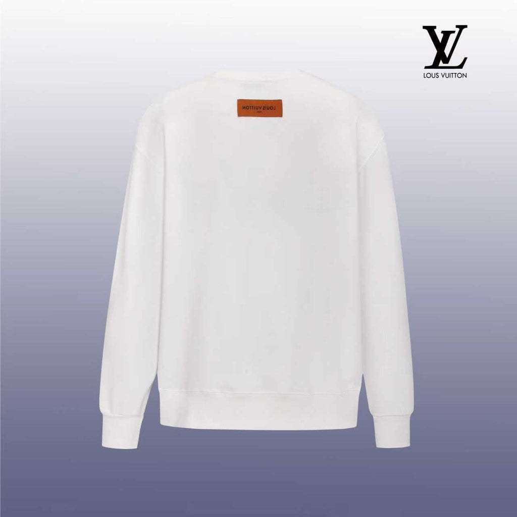 Designer Graphic Print Crewneck Sweatshirt