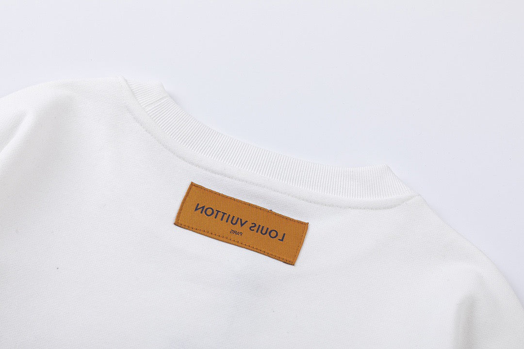 Designer Graphic Print Crewneck Sweatshirt