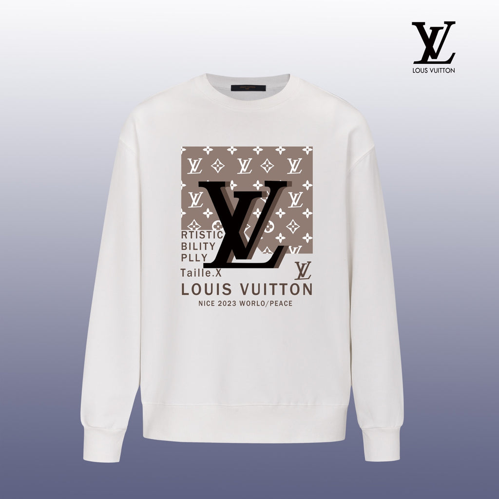 Designer Graphic Print Crewneck Sweatshirt