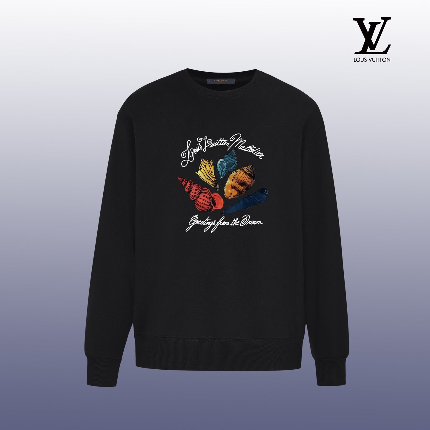 Designer Graphic Print Crewneck Sweatshirt
