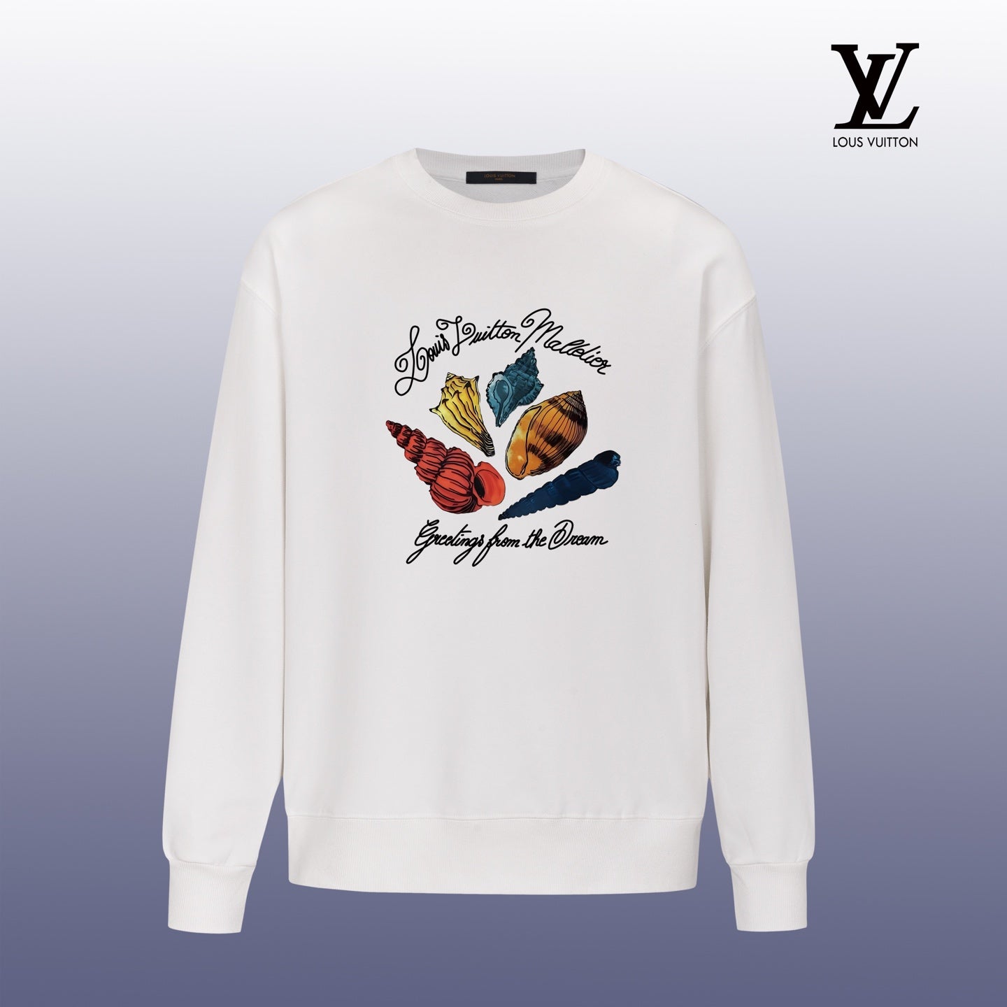 Designer Graphic Print Crewneck Sweatshirt
