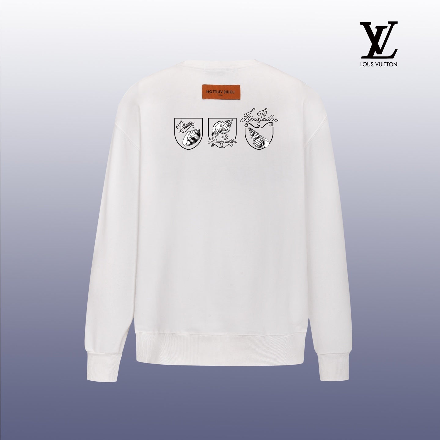 Designer Graphic Print Crewneck Sweatshirt