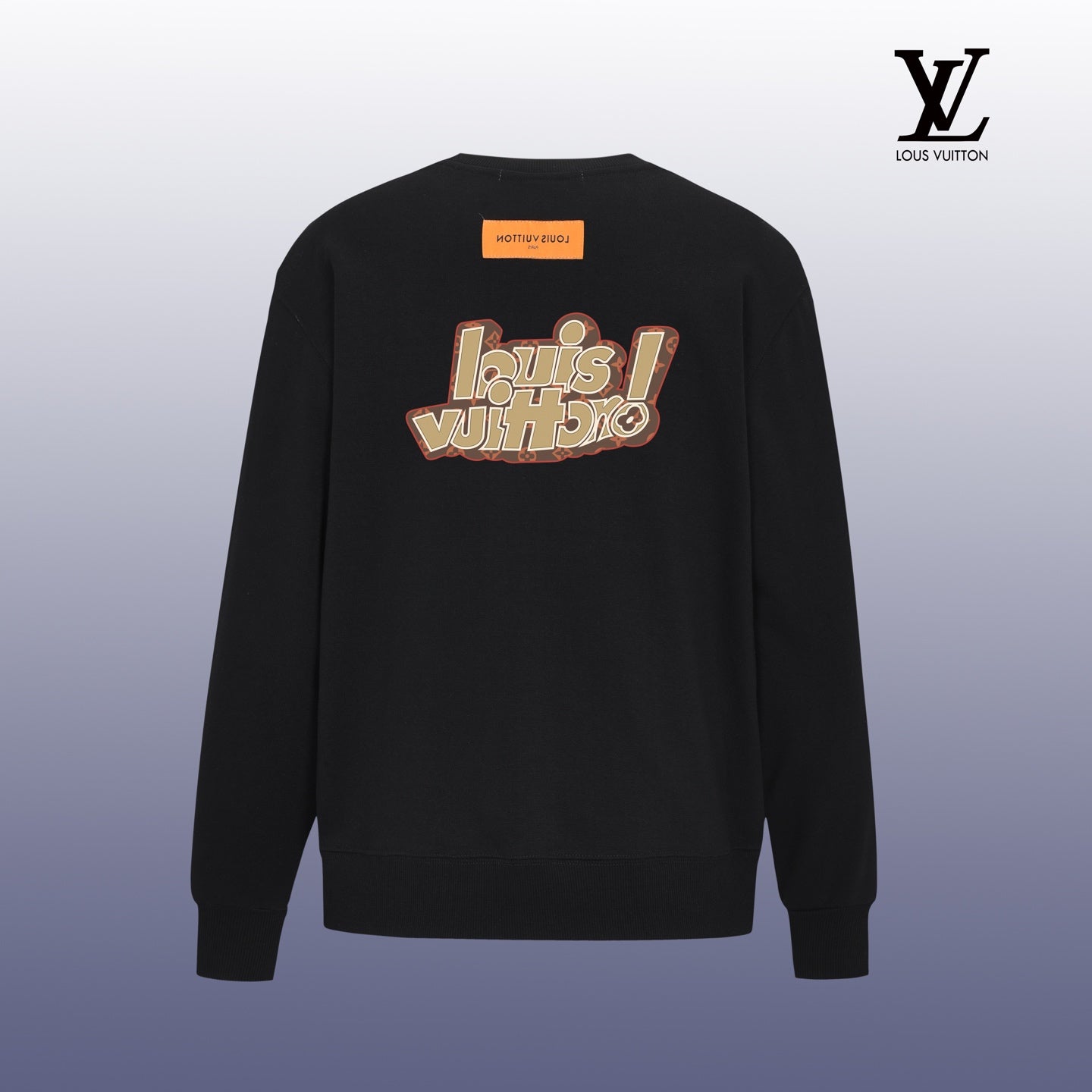 Designer Graphic Print Crewneck Sweatshirt