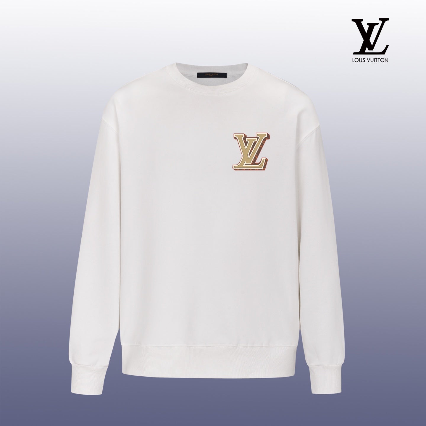 Designer Graphic Print Crewneck Sweatshirt