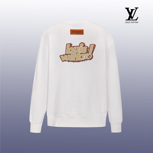 Designer Graphic Print Crewneck Sweatshirt