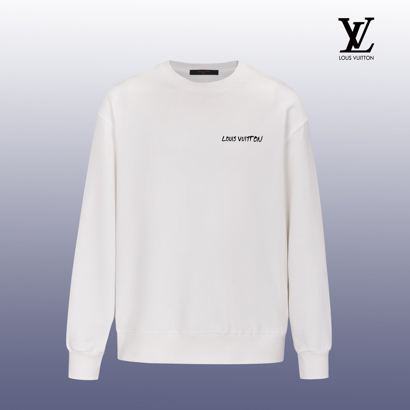 Designer Graphic Print Crewneck Sweatshirt