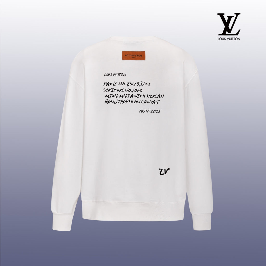 Designer Graphic Print Crewneck Sweatshirt