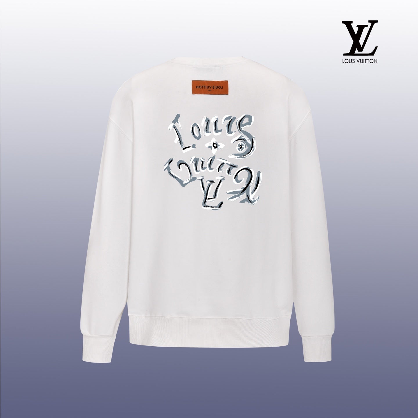 Designer Graphic Print Crewneck Sweatshirt
