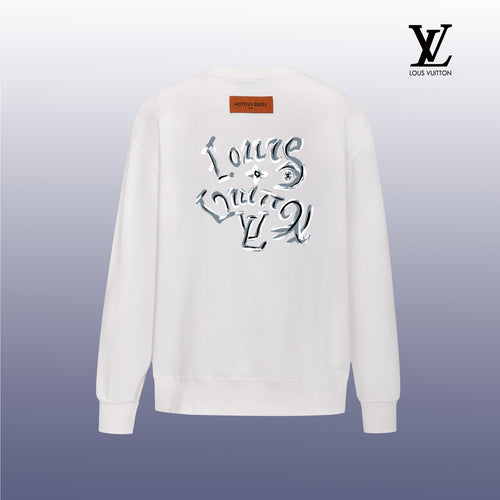 Designer Graphic Print Crewneck Sweatshirt