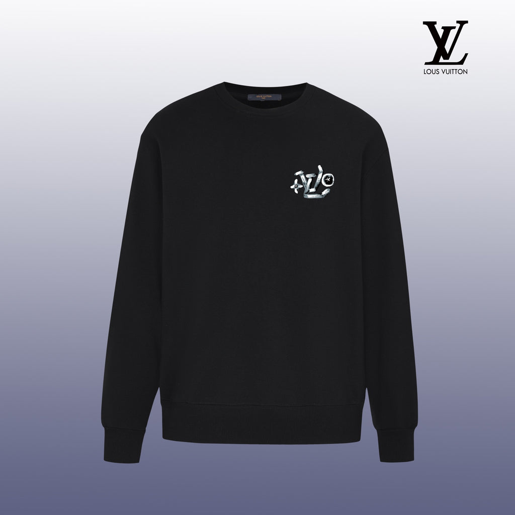 Designer Graphic Print Crewneck Sweatshirt