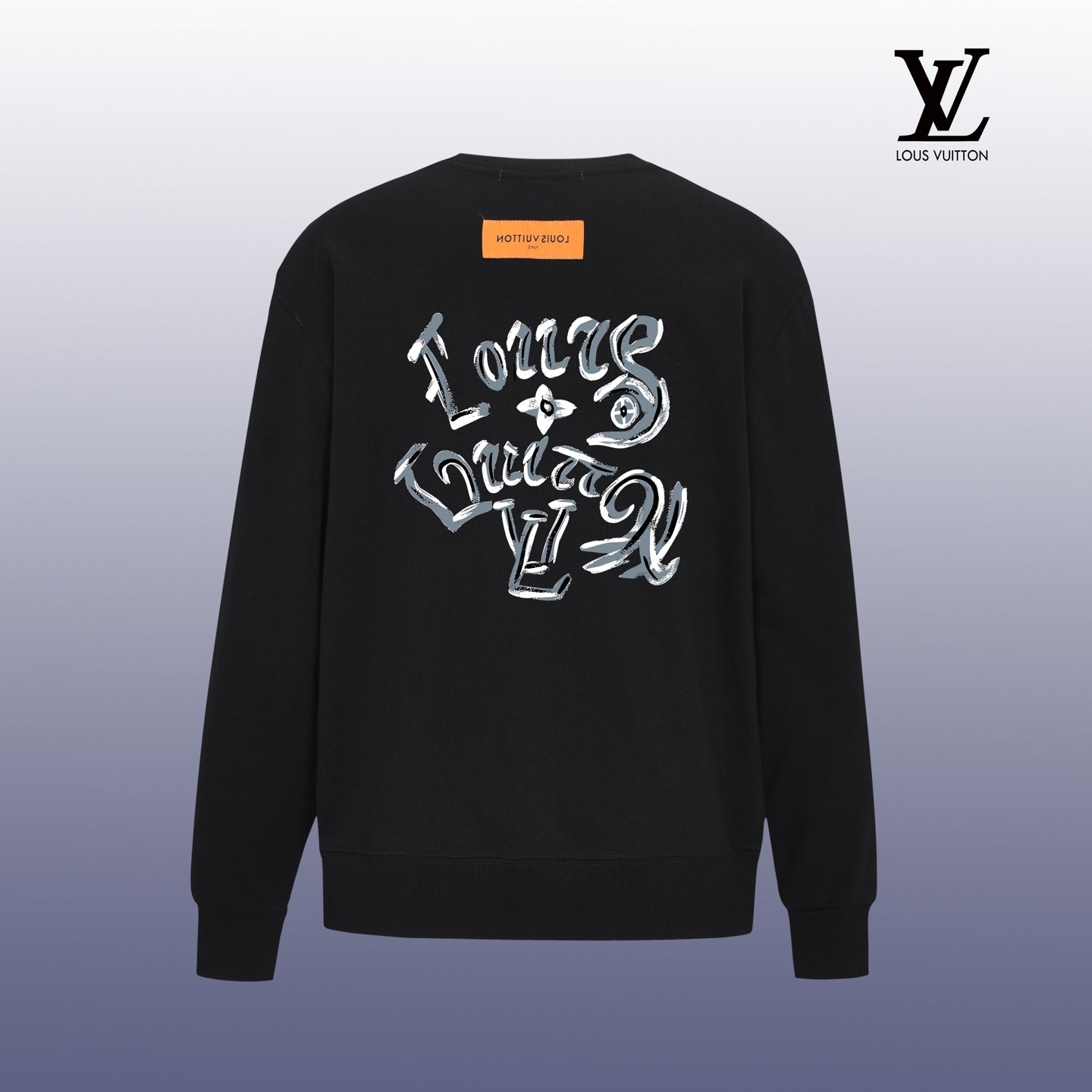 Designer Graphic Print Crewneck Sweatshirt