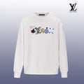 Designer Graphic Print Crewneck Sweatshirt