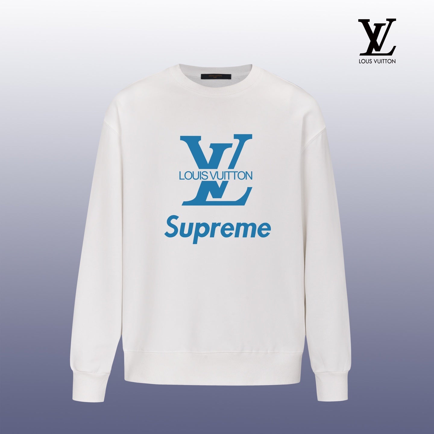 Designer Graphic Print Crewneck Sweatshirt