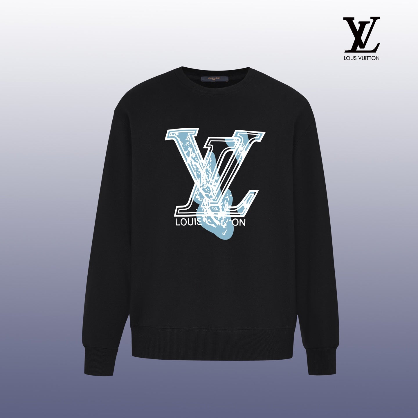Designer Graphic Print Crewneck Sweatshirt