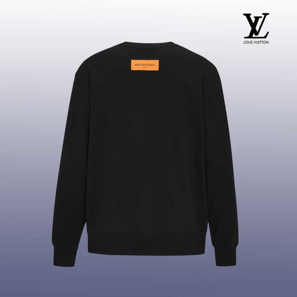 Designer Graphic Print Crewneck Sweatshirt