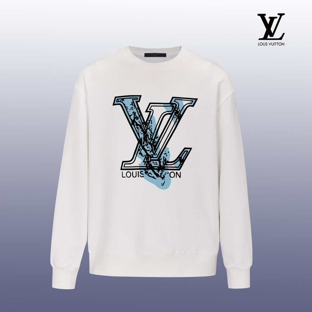 Designer Graphic Print Crewneck Sweatshirt