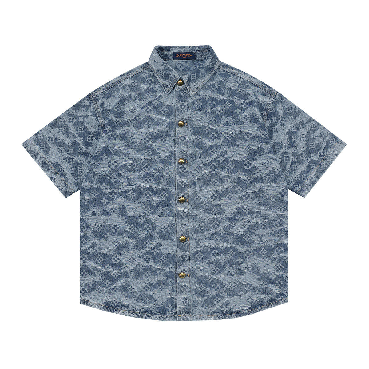 Jacquard Denim Shirt