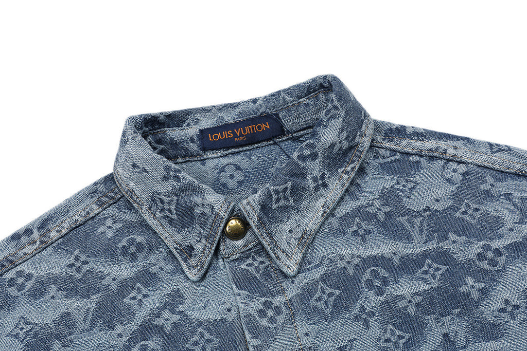 Jacquard Denim Shirt