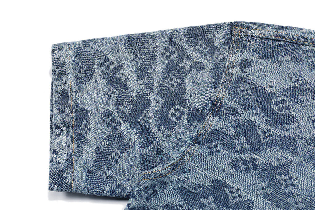 Jacquard Denim Shirt