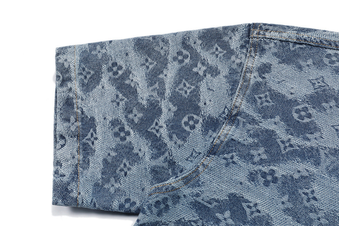 Jacquard Denim Shirt