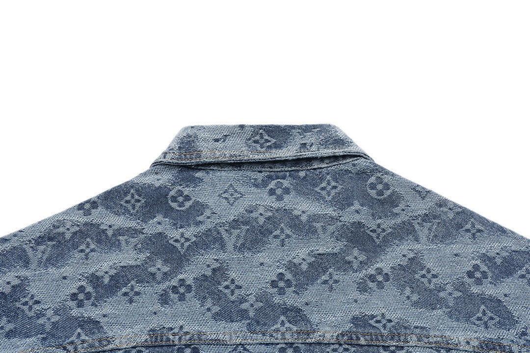 Jacquard Denim Shirt