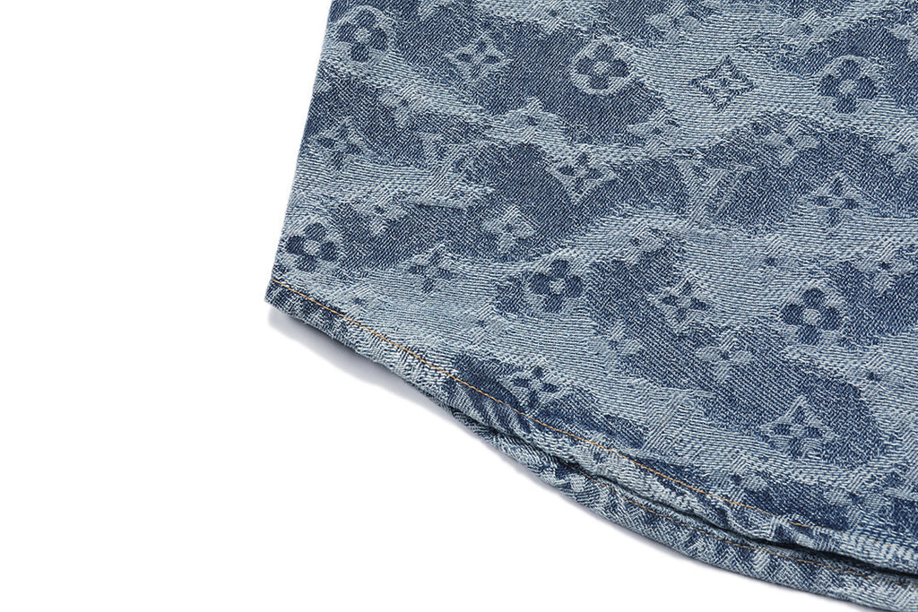 Jacquard Denim Shirt