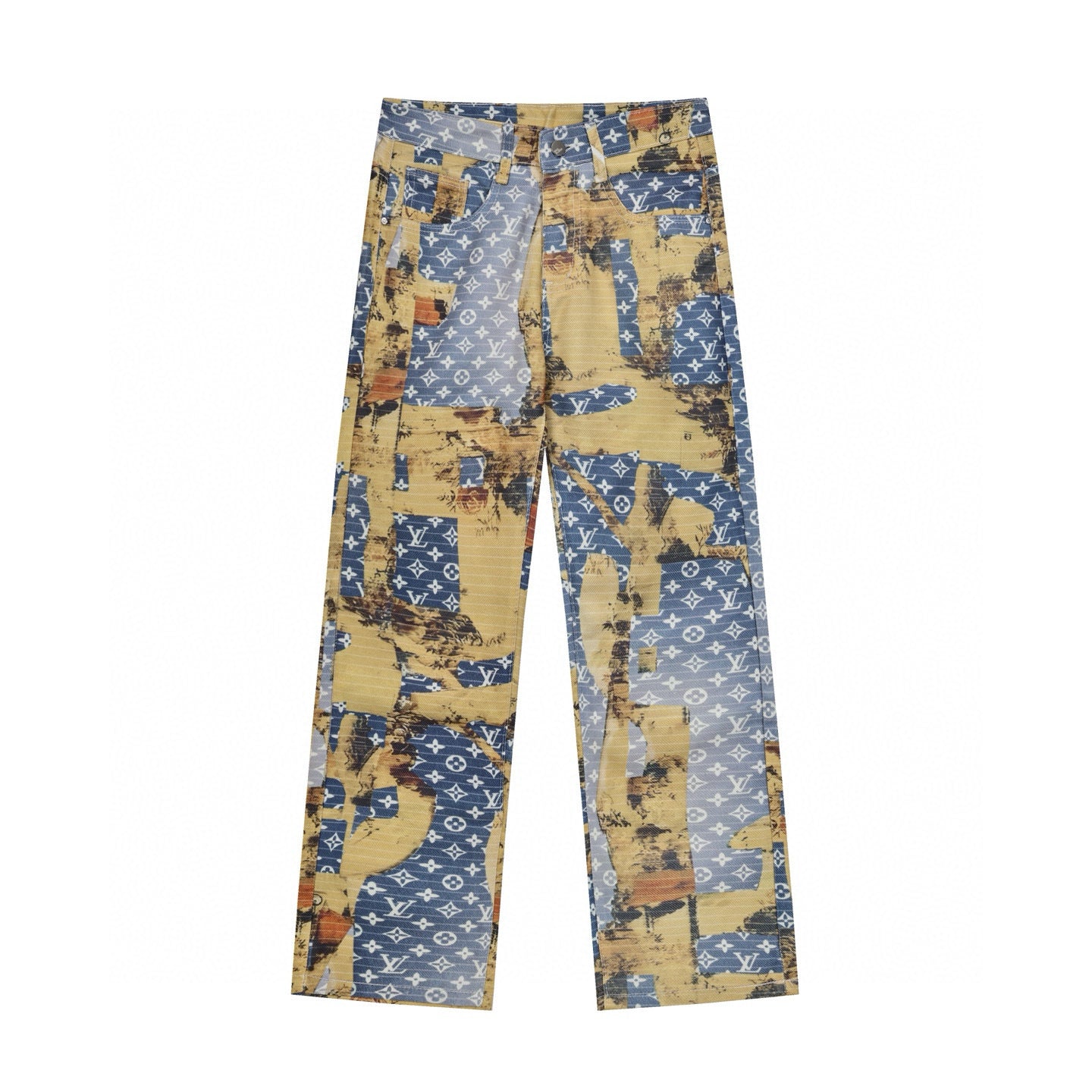 Patchwork Embroidered Jeans