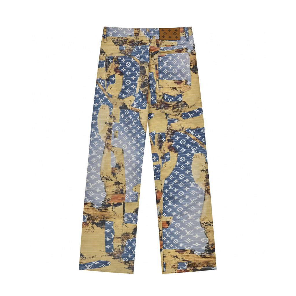 Patchwork Embroidered Jeans
