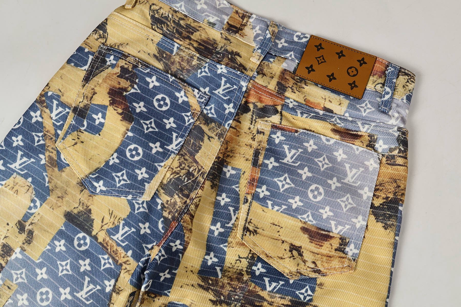 Patchwork Embroidered Jeans
