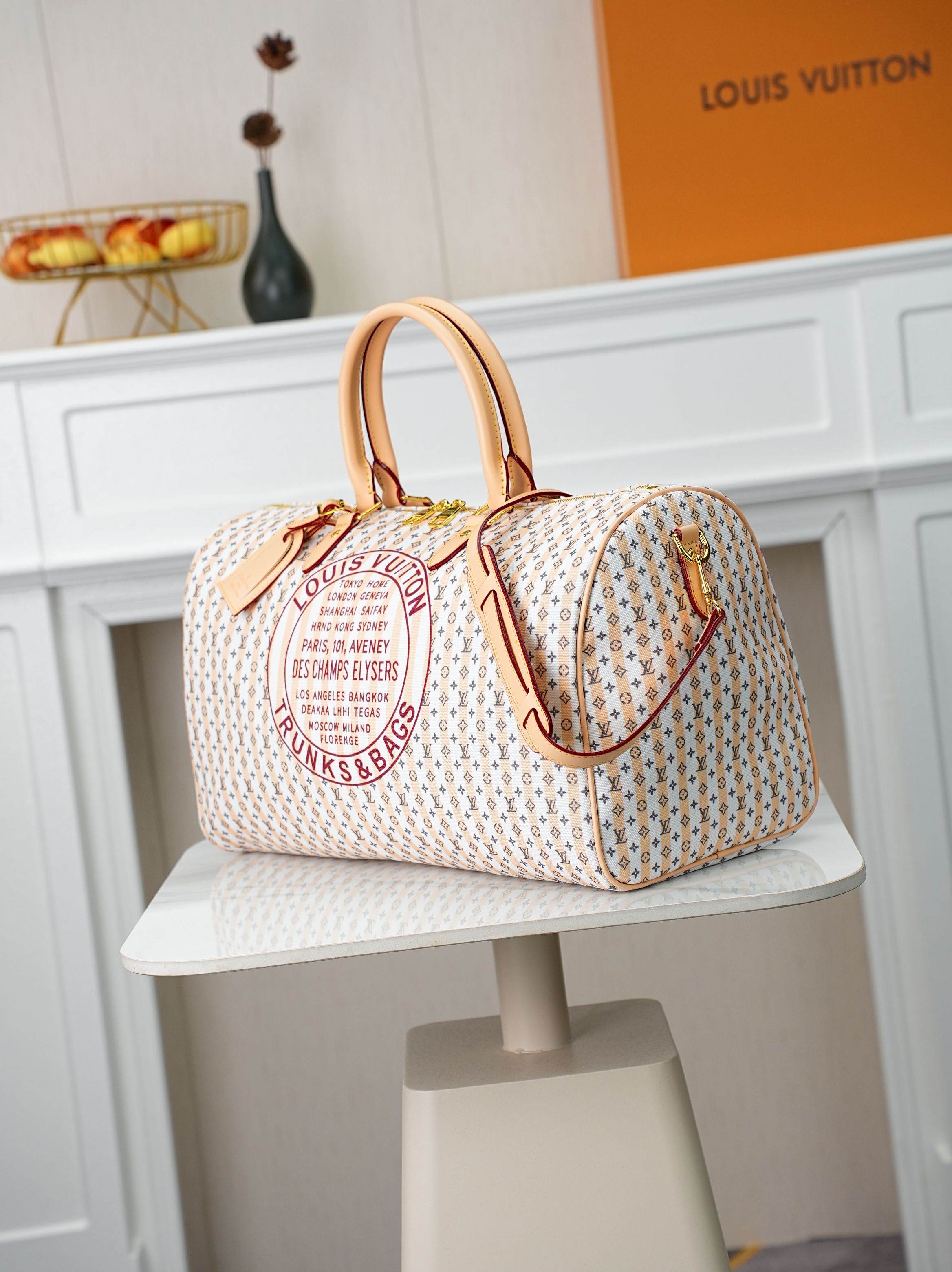 Monogram City Print Duffle Bag