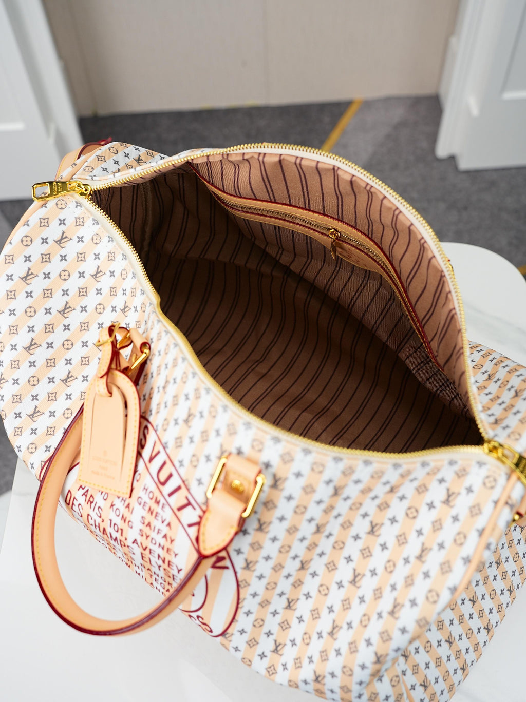 Monogram City Print Duffle Bag