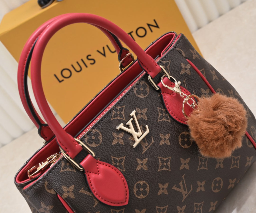 Monogram Leather Tote Bag