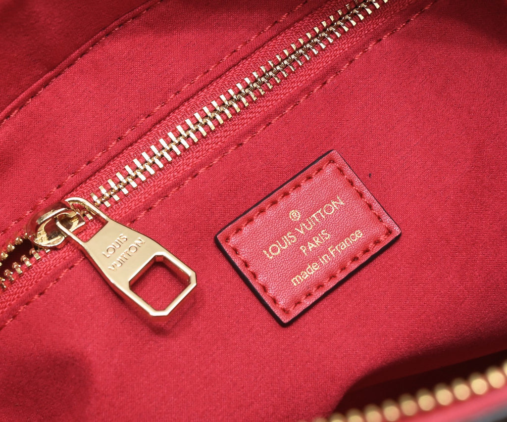 Monogram Leather Tote Bag