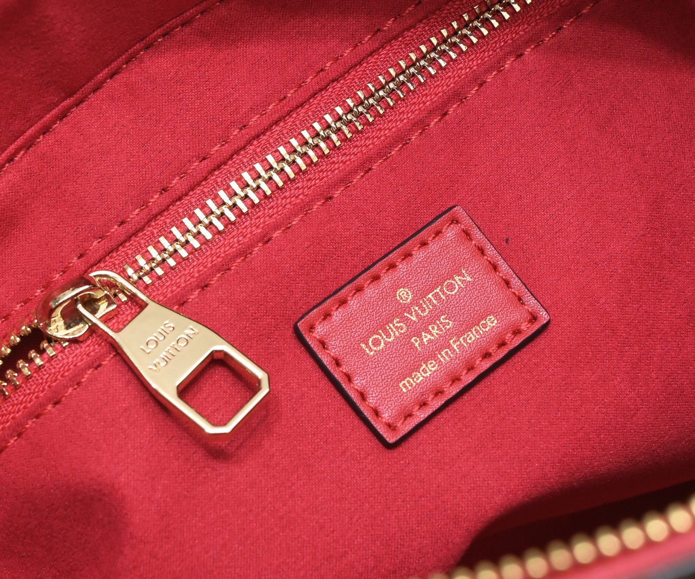 Monogram Leather Tote Bag