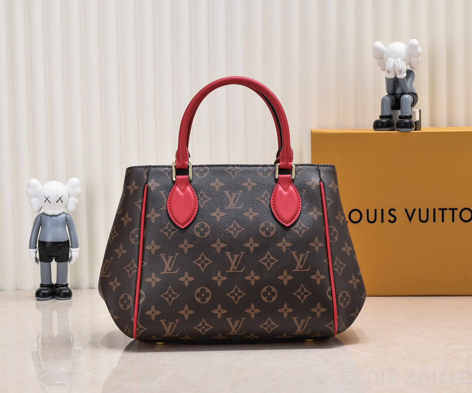 Monogram Leather Tote Bag