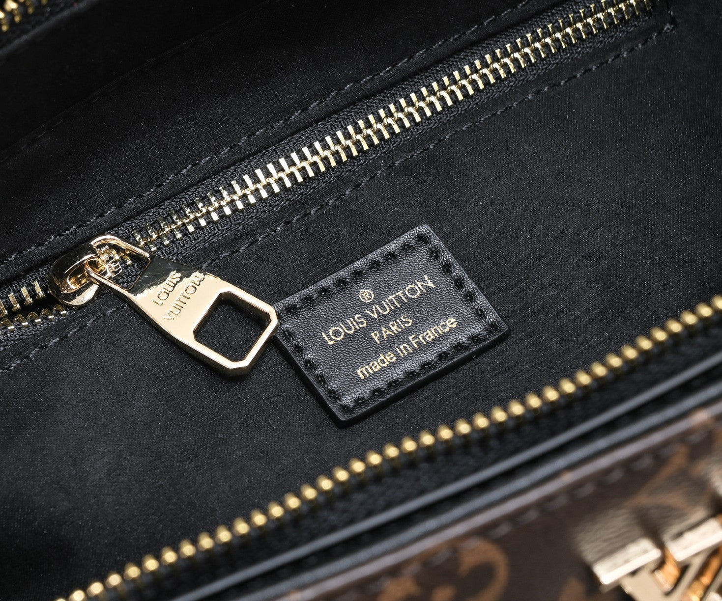 Monogram Leather Tote Bag