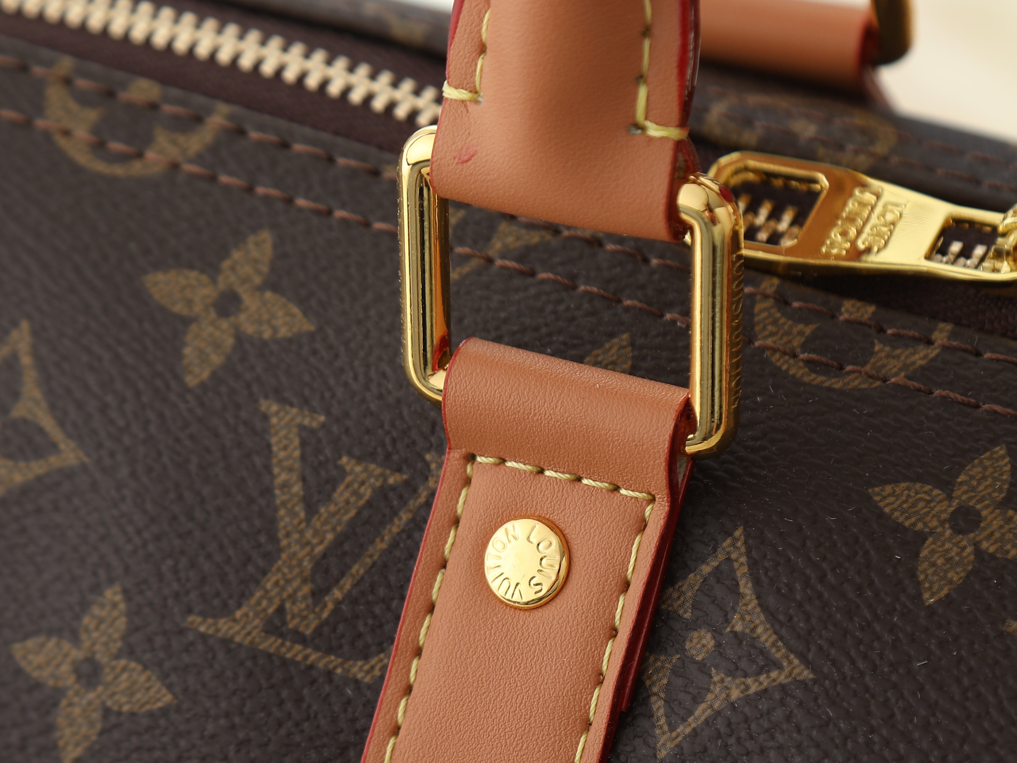 Coated Canvas Top Handle Bag