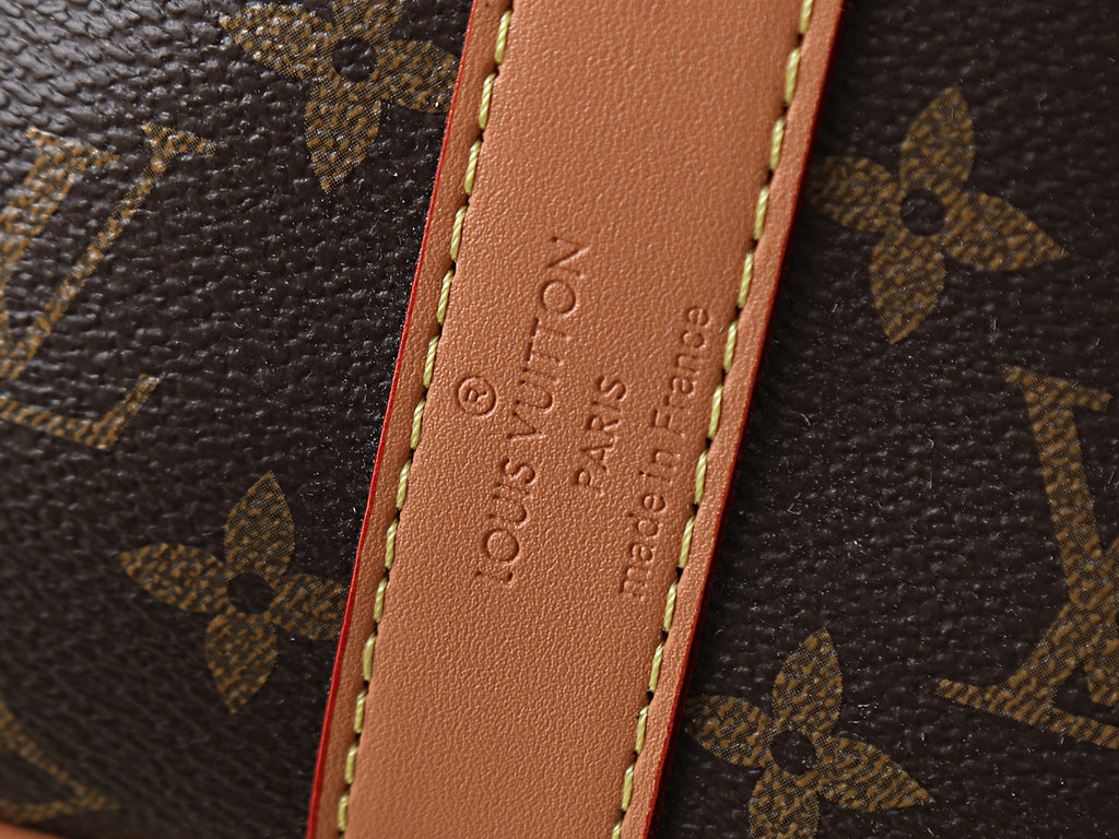 Coated Canvas Top Handle Bag