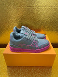 Embossed Couples Skate Sneakers