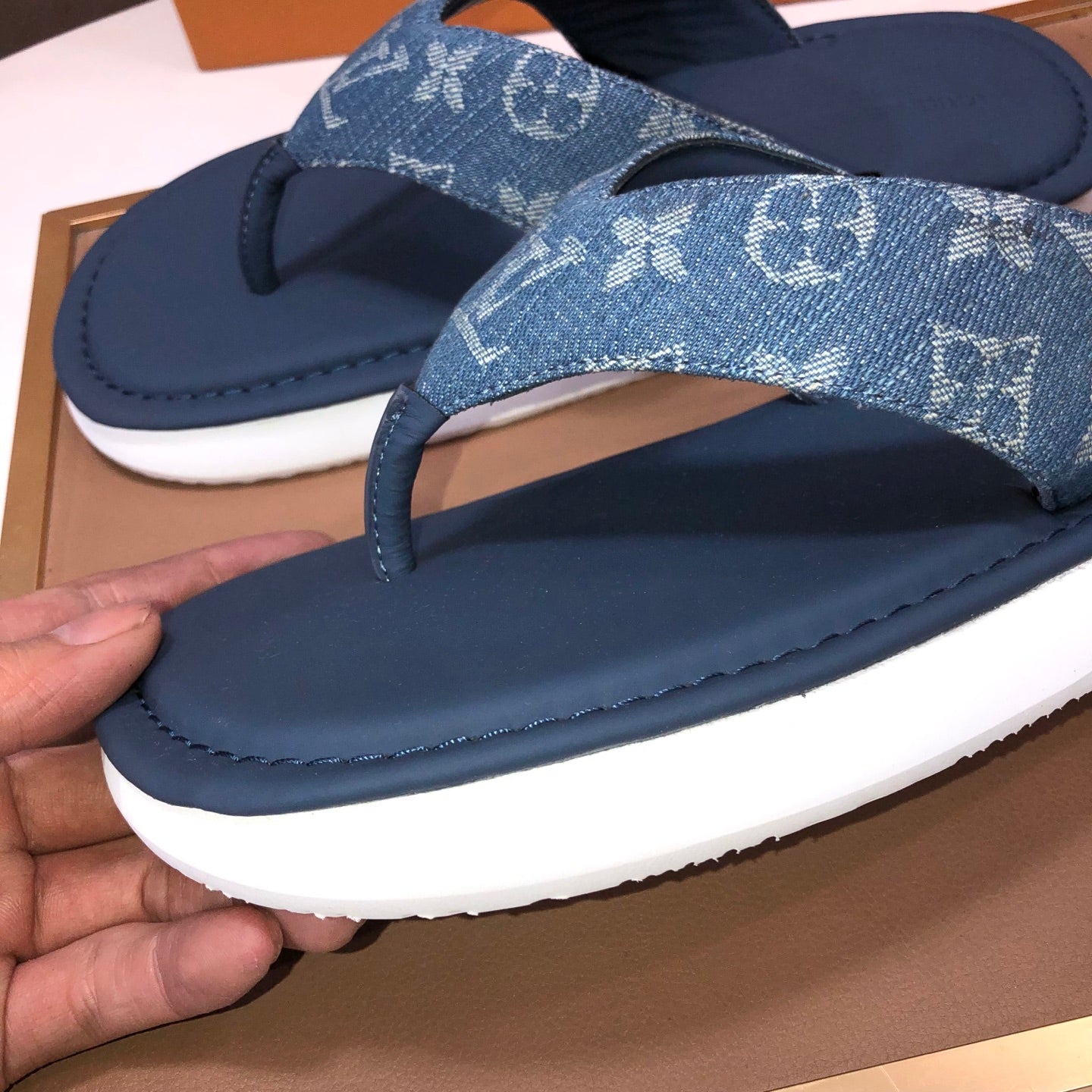 Premium Cowhide Leather Slides