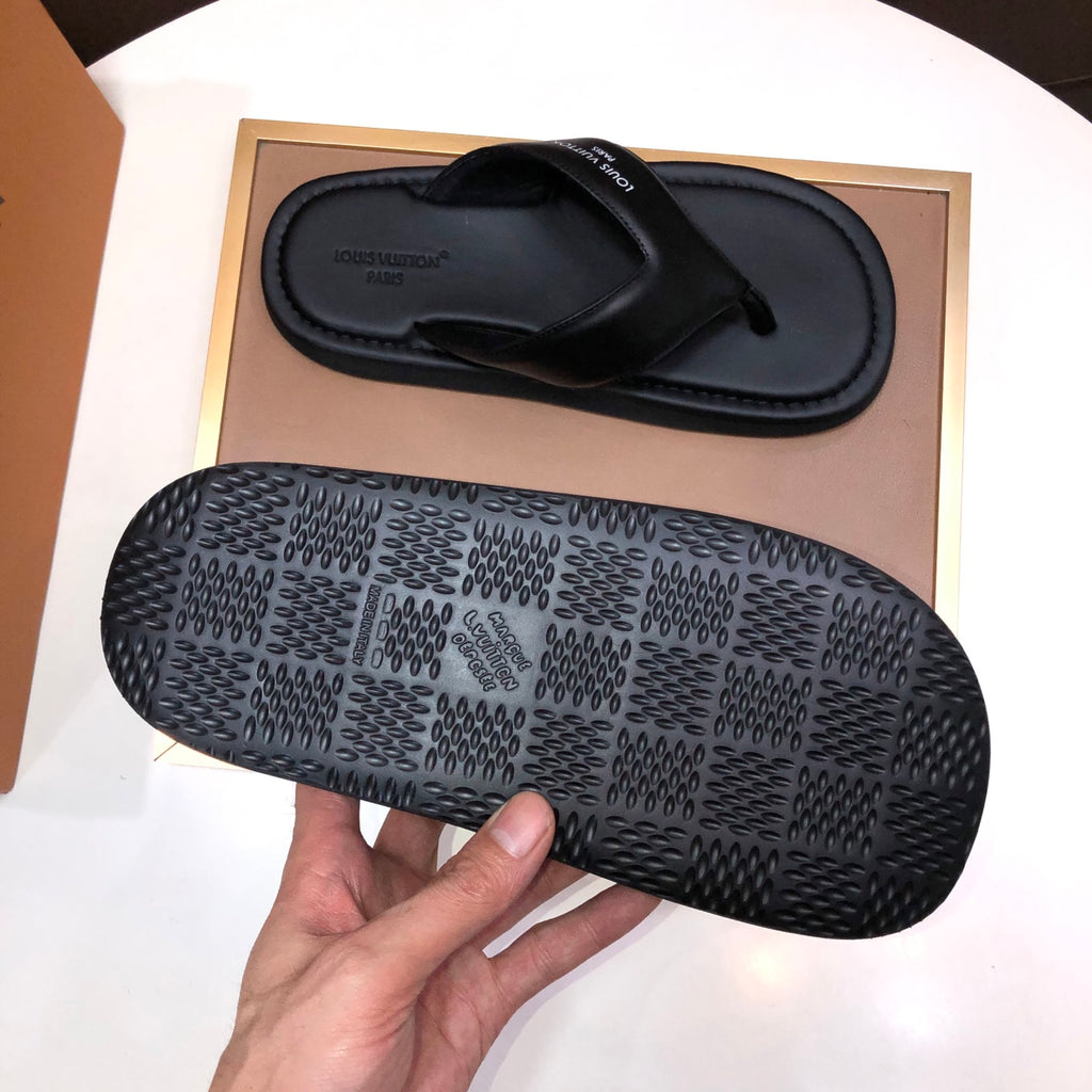 Premium Cowhide Leather Slides